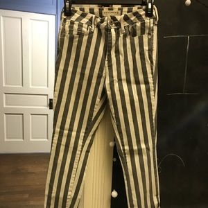 Striped bullhead jeans